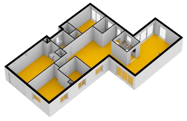Floorplan - Huis ten Boschstraat 3, 3601 AA Maarssenbroek